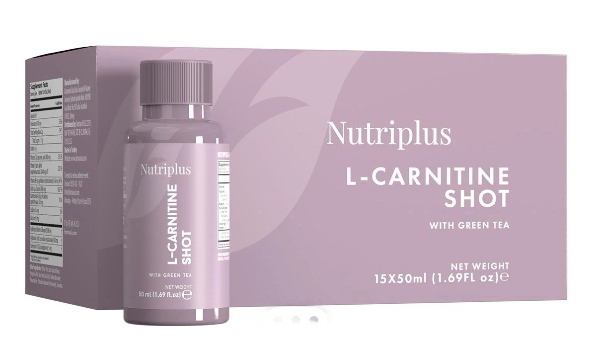 Nutriplus L-Carnitine Shot with Green Tea 15 count 50 ml each