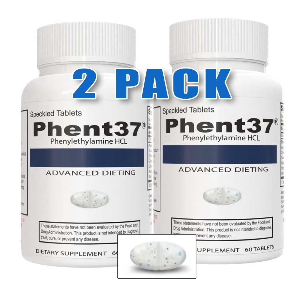 2 Bottles – Phent37 – Diet Pills Fat Burner – Weight Loss – Appetite Suppressant