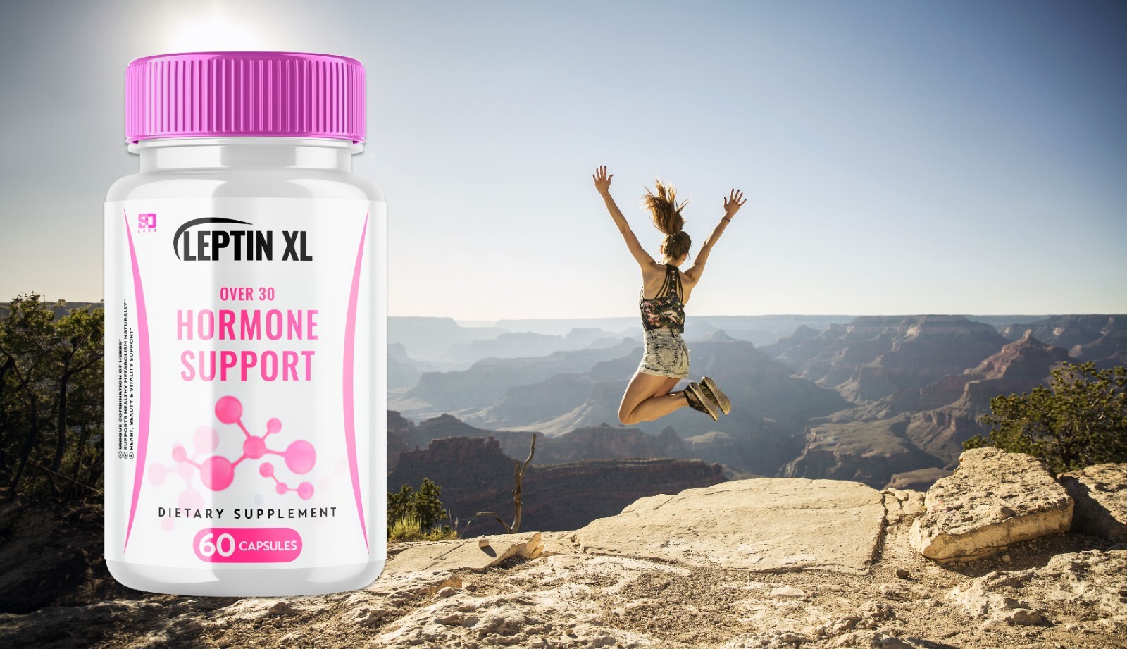 Leptin XL Hormone Support Advanced Vitamin Supplement 60 Capsules