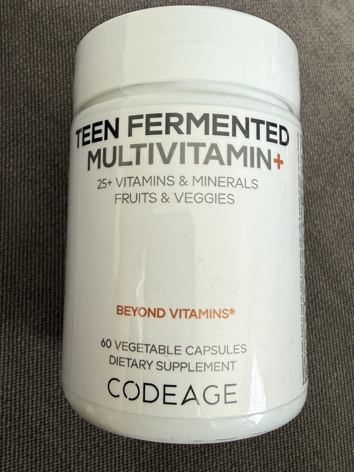 CodeAge Teen Fermented Multivitamin+ – 60 Capsules – EXP : 2028