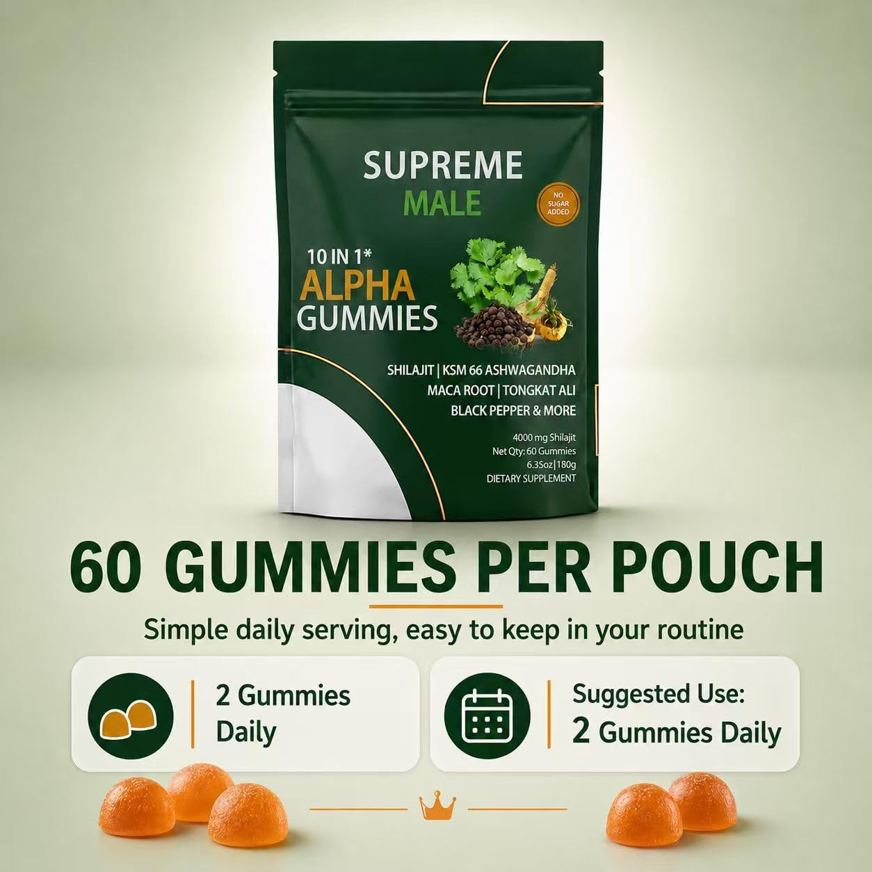 Alpha Gummies,60 Count