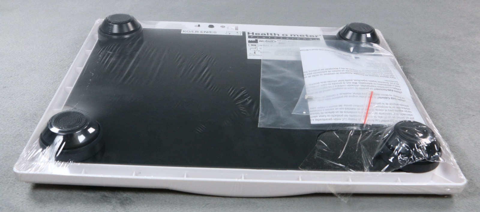 Health o meter Digital Bathroom Scale 400 lb Capacity Large Display White NEW