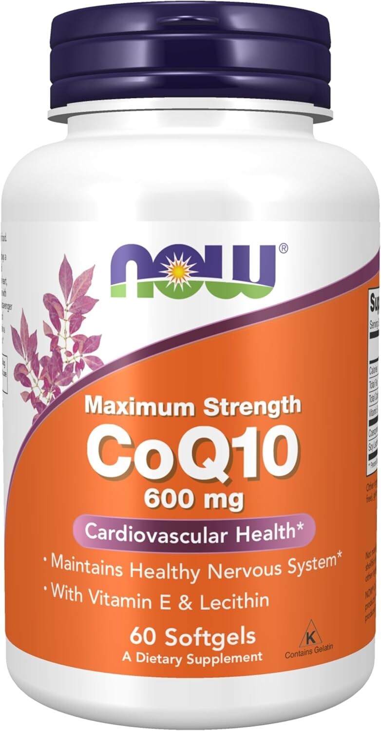 NOW Foods Coq10 600 MG – 60 Softgels