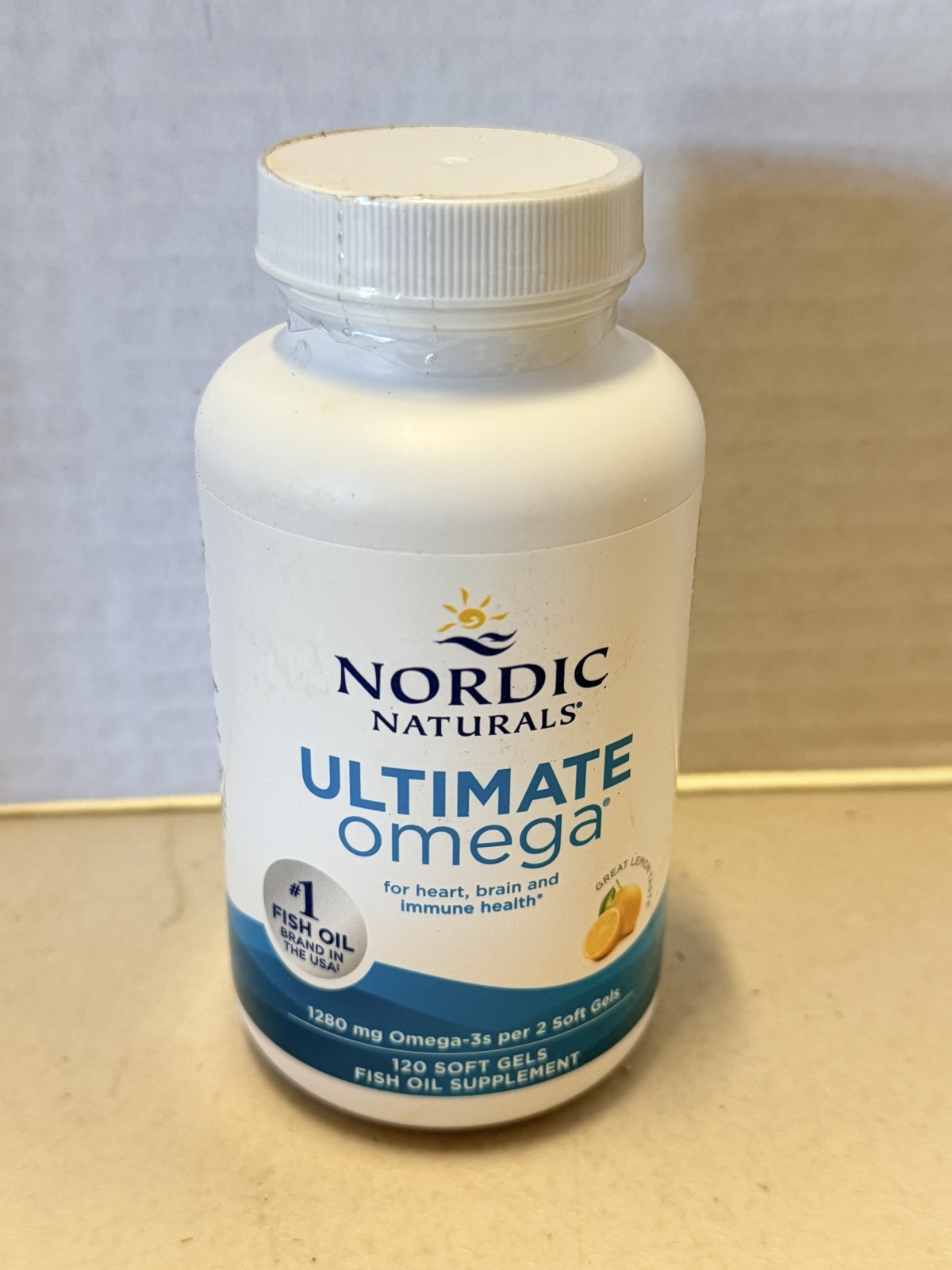 Nordic Naturals Ultimate Omega 120 Count Lemon Flavor – EXP 01/29