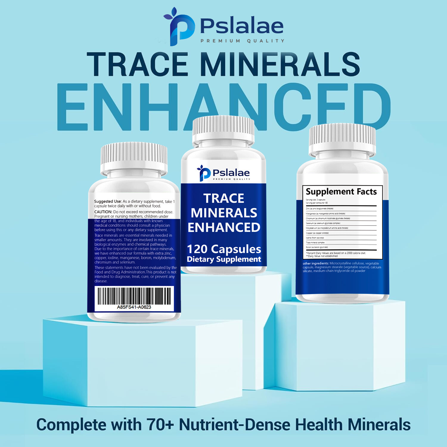 Trace Minerals Enhanced – Zinc, Lodine, Optimal Health, Boost Metabolism Health