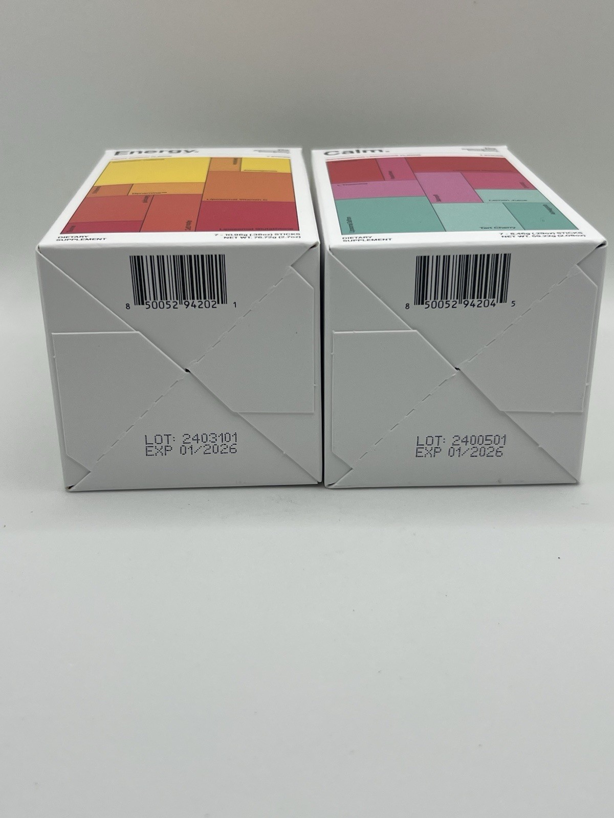 THE ABSORPTION COMPANY ENERGY OR CALM 7 STICKS PER BOX NET WT. 2.7 OZ