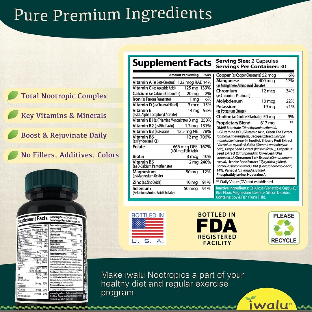 Magnesium Glycinate With L Theanine | Best Supplement Capsules FREE SHIP