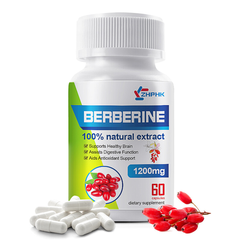 180Pcs Berberine 1200mg High Abosorption For Blood Sugar Immune 3 Months Supply