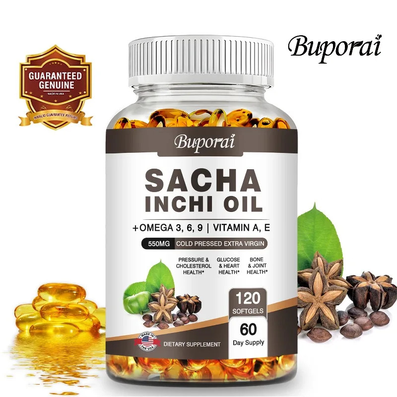 Sacha Inchi Oil 120pcs – Heart and Joint Health, Brain Function, Boosts Immunity