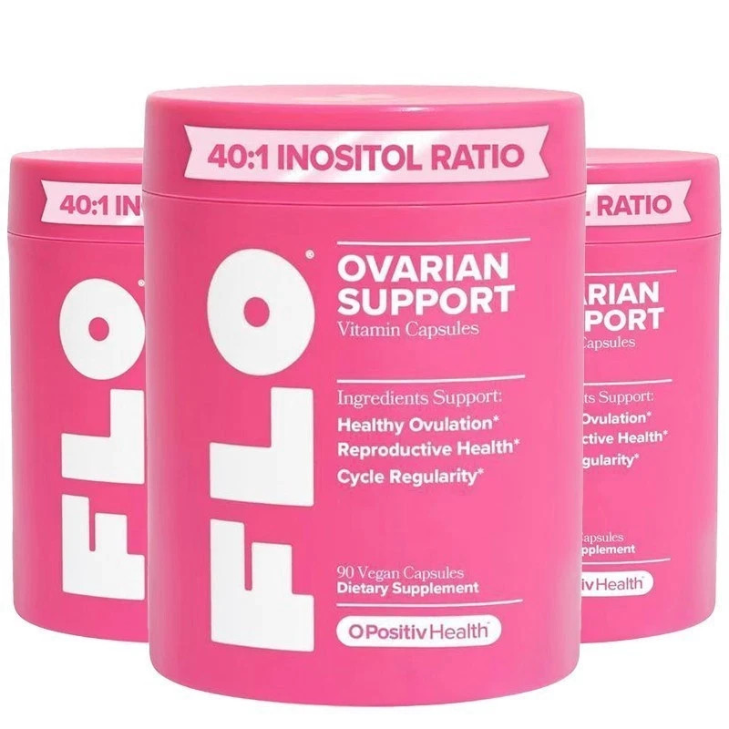 O Positiv FLO Ovarian Support Vitamin 90 Dietary Supplement for Hormone Balance