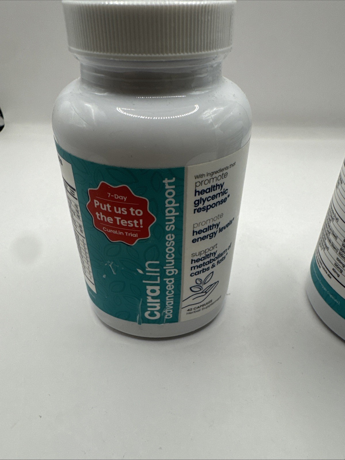 Lot (2) CuraLin by CuraLife 42 capsules Exp. 11/2026