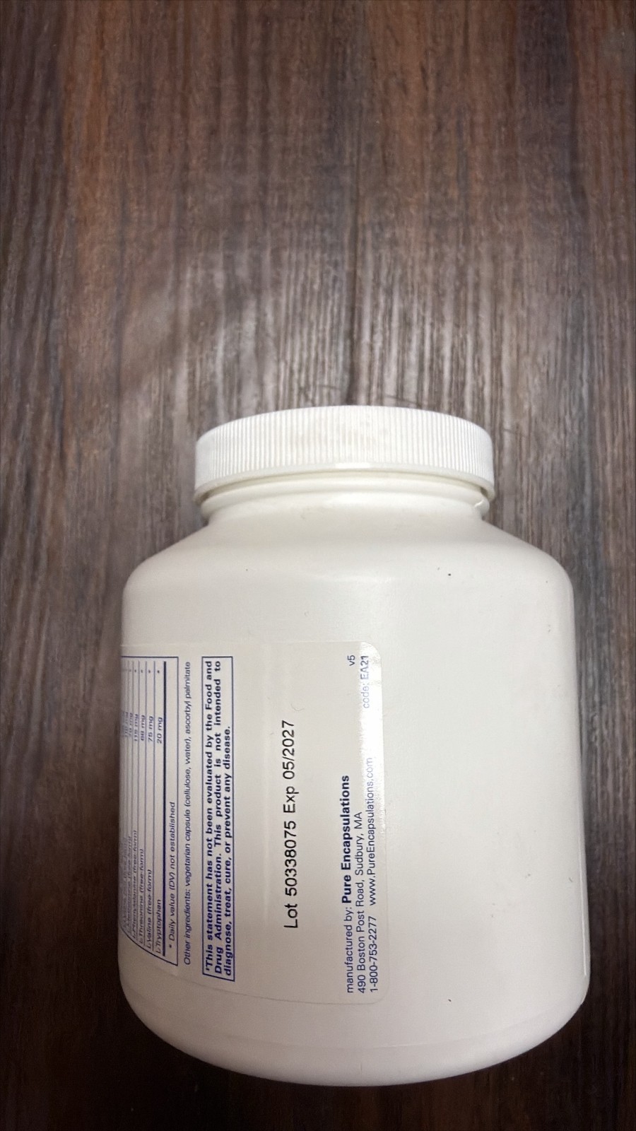 Pure Encapsulations Essential Aminos 180 Capsules – Amino Acid Supplement
