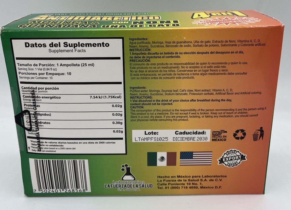 10 Micro Ampollas de 25 ml Antidiabetico Super Potente