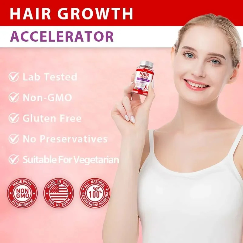 Hair Growth 100pcs – Promotes Hair, Skin and Nails Health, Thickness and Growth