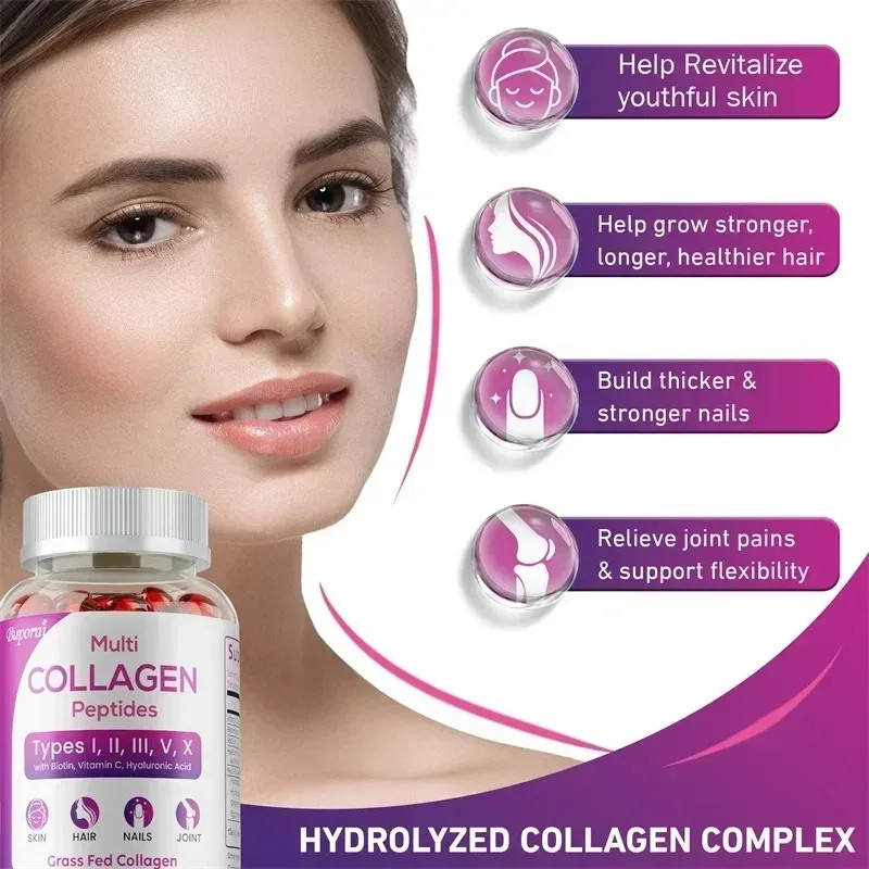 Collagen 120pcs – Joint Flexibility, Promotes Healthy Hair and Strong Nails