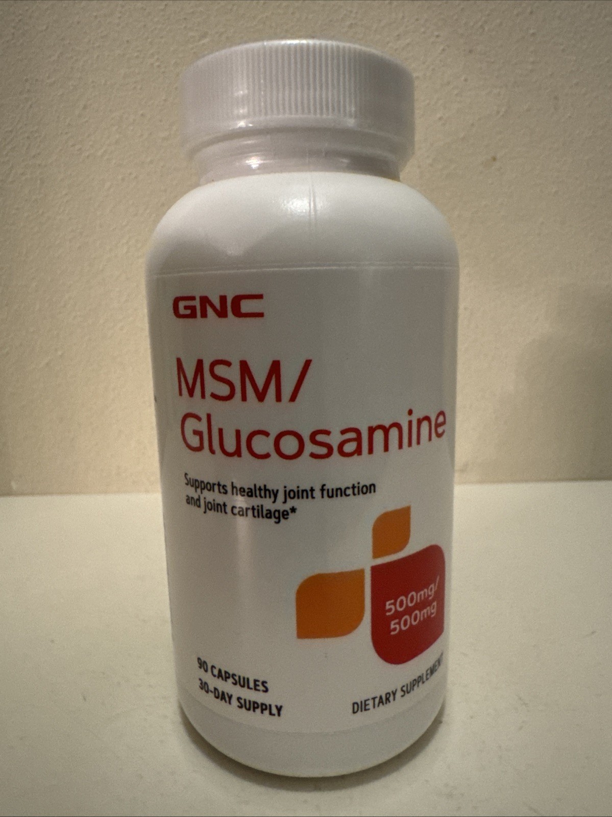 GNC Glucosamine Sulfate Joint Supplement 500 mg 90 Capsules NEW EXP 05/2028