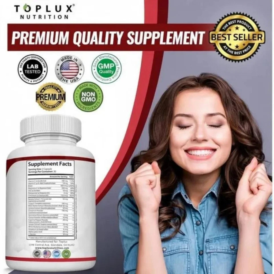 Blood Sugar Complex with 20 Vitamins and Minerals , 60 Caps