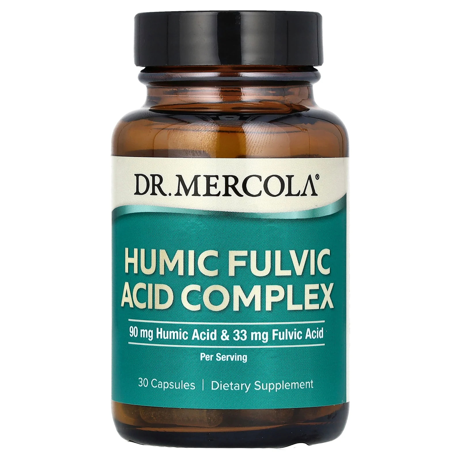 2 X Dr. Mercola, Humic Fulvic Acid Complex, 30 Capsules