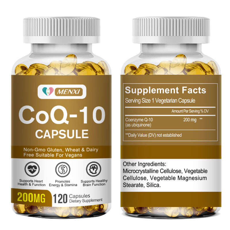 CoQ10 200mg SoftGels COQ10 – CQ10 Coenzyme Q10 Supplement, for Cellular Energy