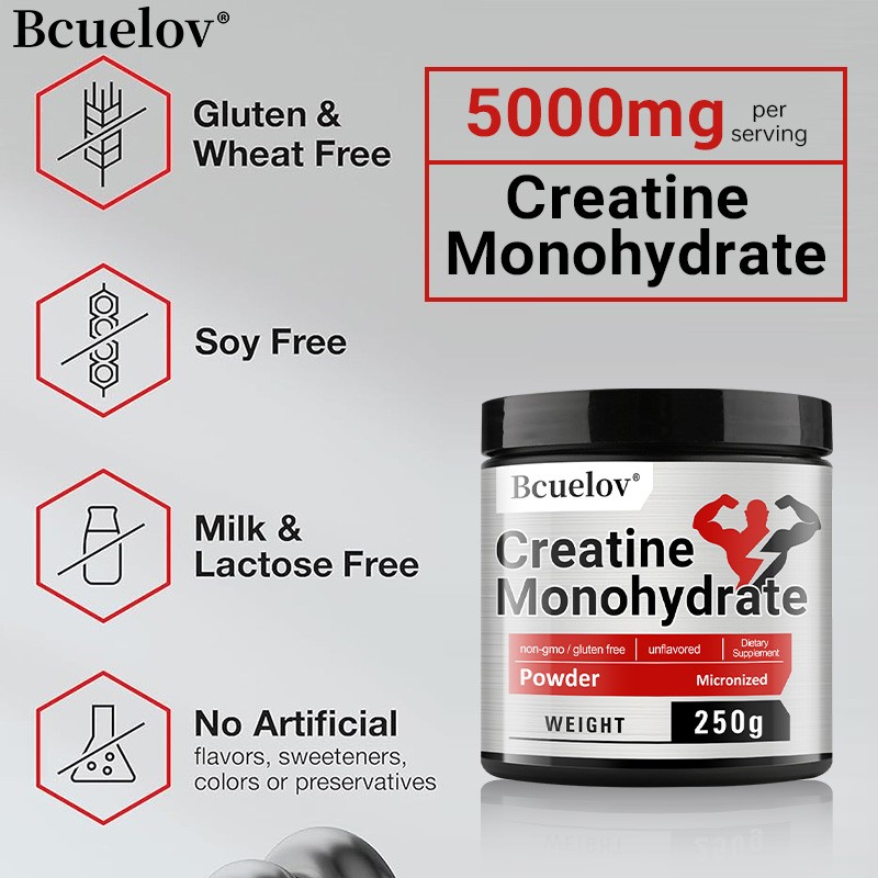 CREATINE Supplements Creatine Monohydrate powder Micronized- non-gmo/gluten free