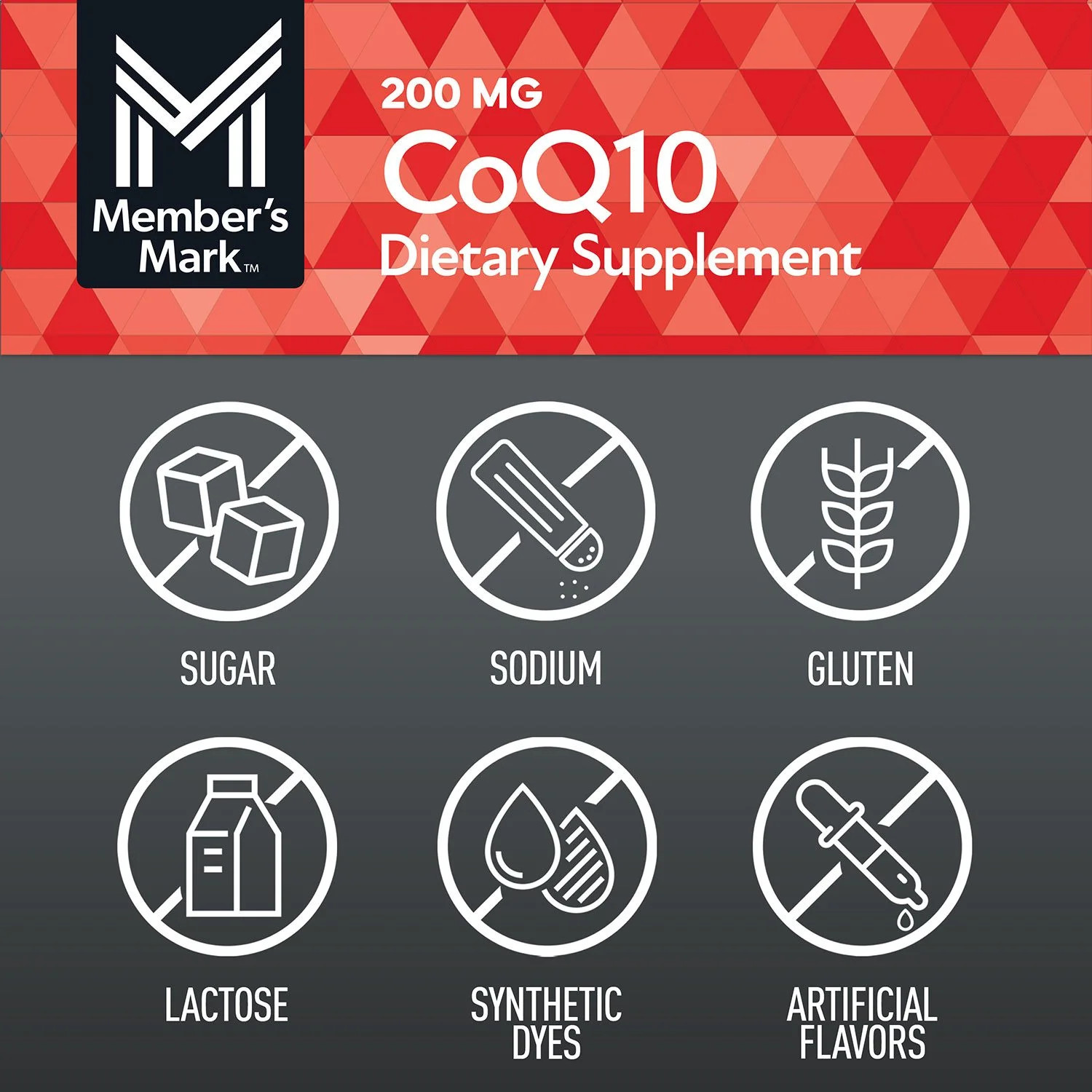 Member’s Mark CoQ10 Softgels 200 mg, 180 count — Supports Heart Health
