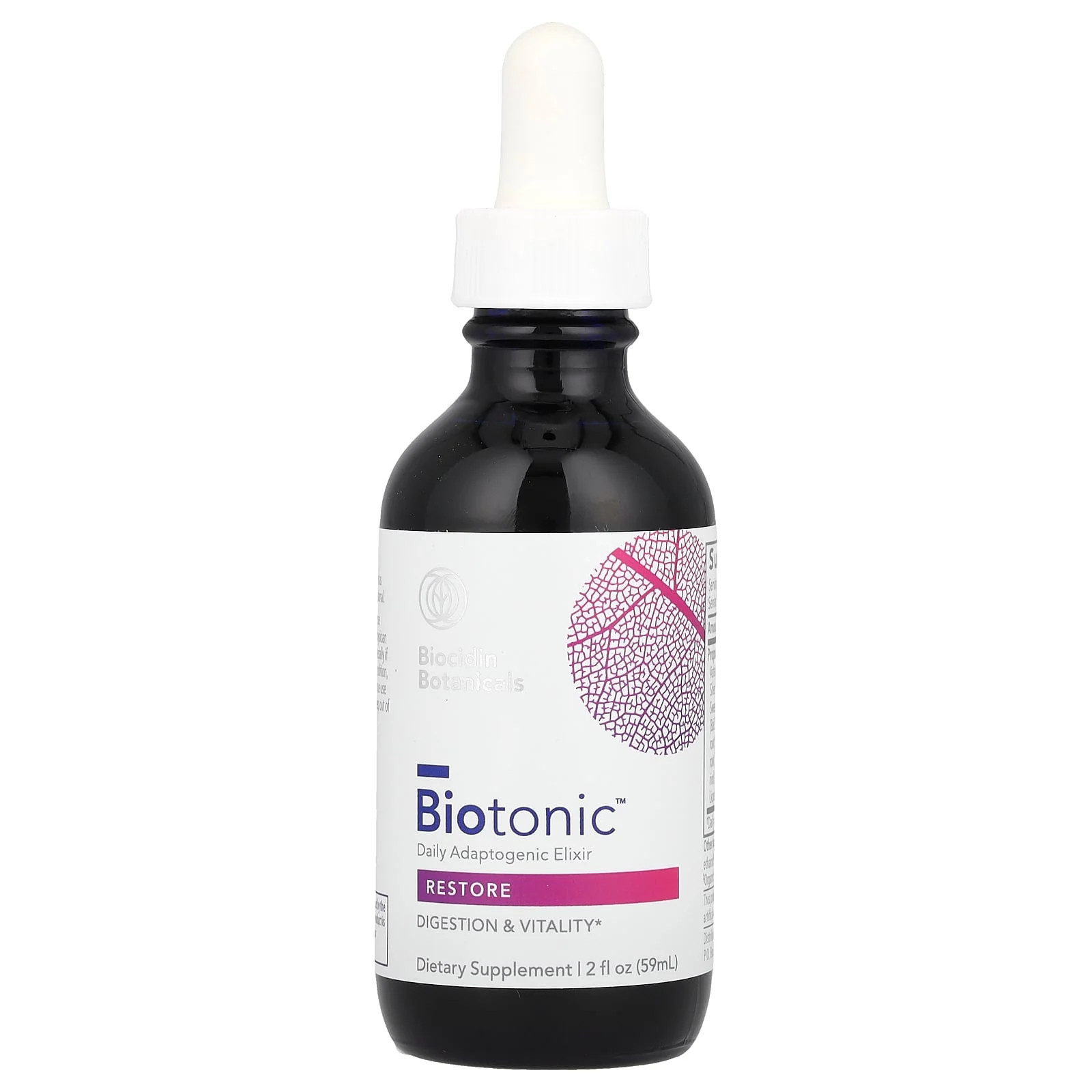 2 X Biocidin Botanicals, Biotonic�, Daily Adaptogenic Elixir, 2 fl oz (59 ml)