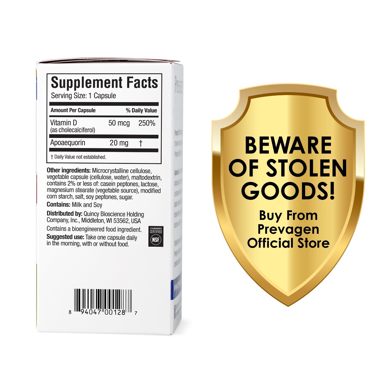 Prevagen Extra Strength 20mg Capsules – 60 Count