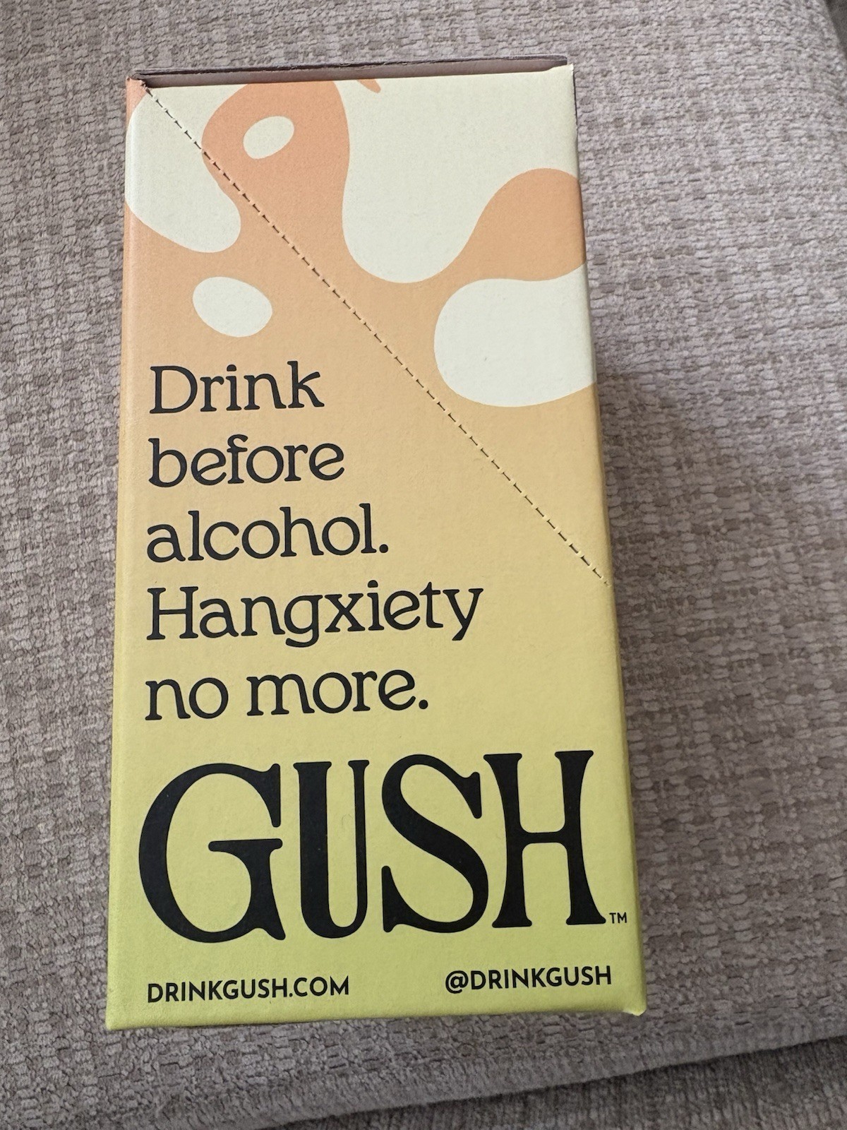 GUSH No Hangover Korean Pear Drink – 4 Pack Pear Hydration Pouch