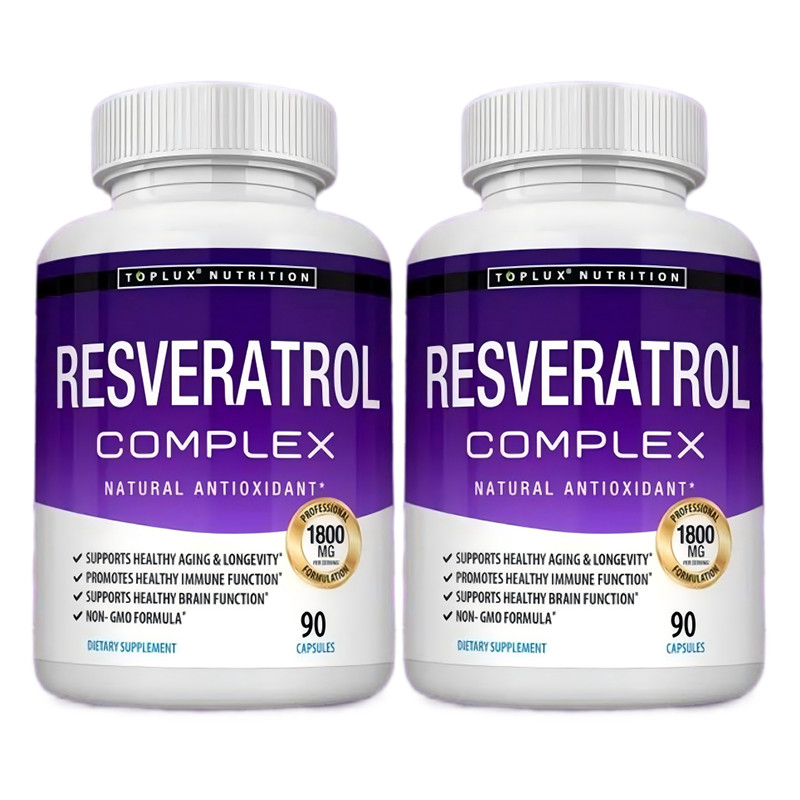 Resveratrol Supplement 1800mg Natural Antioxidant