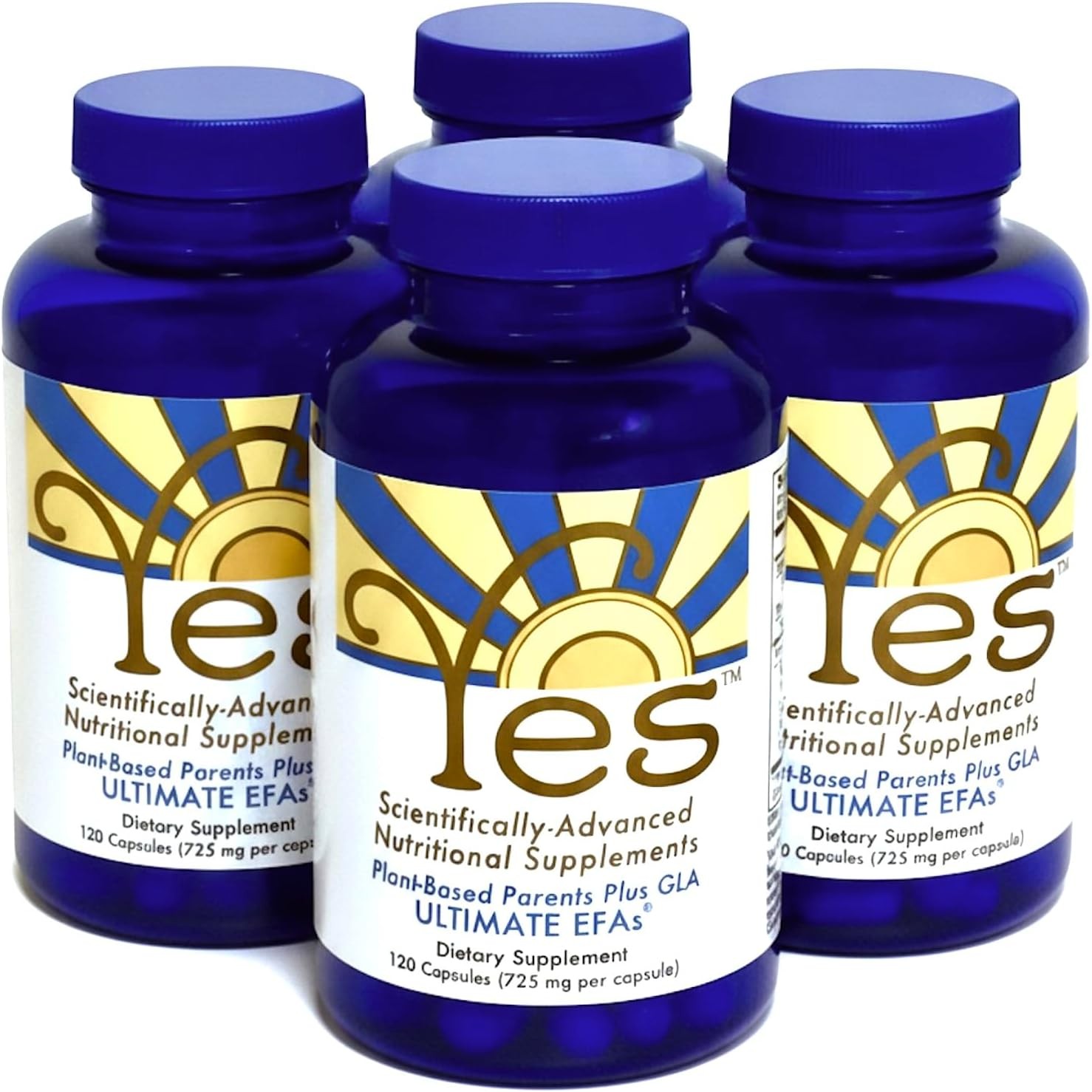 YES Plant-Based Omega 3-6-9 ?C Burpless Fish Oil Alternative with Flax, Evening