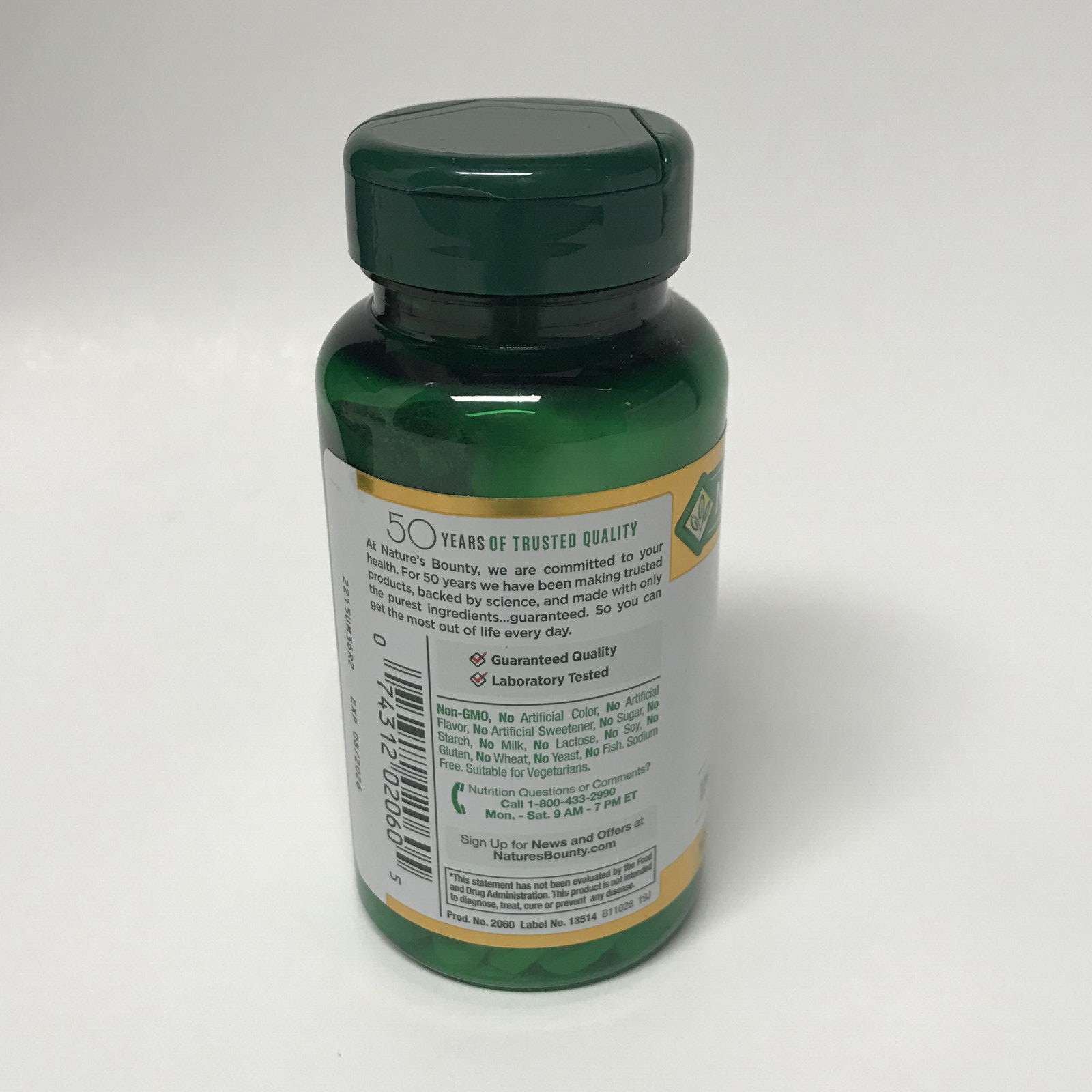 LOT of 2X Nature’s Bounty ZINC 50MG, 200 TABLETS (100ct each) | Immune Health