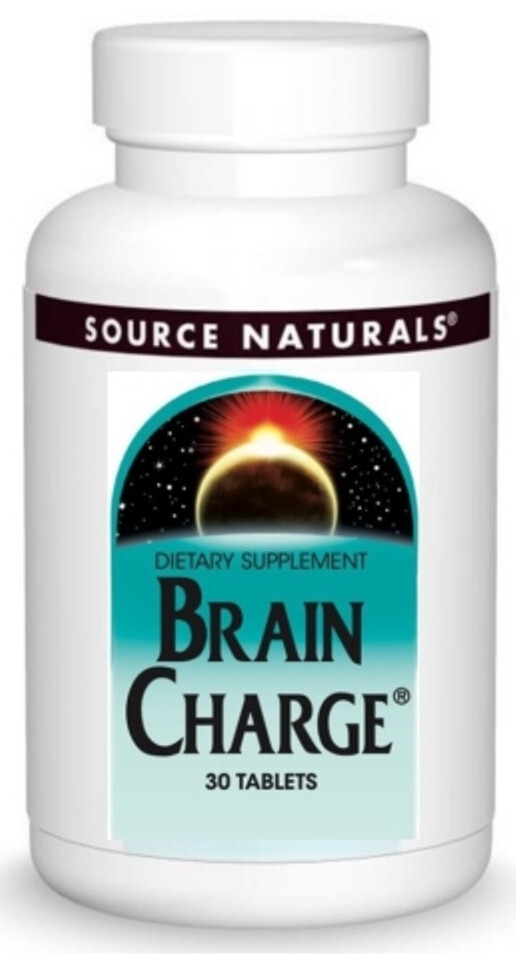 Source Naturals Brain Charge 30 Tablets -Advanced Cognitive Support