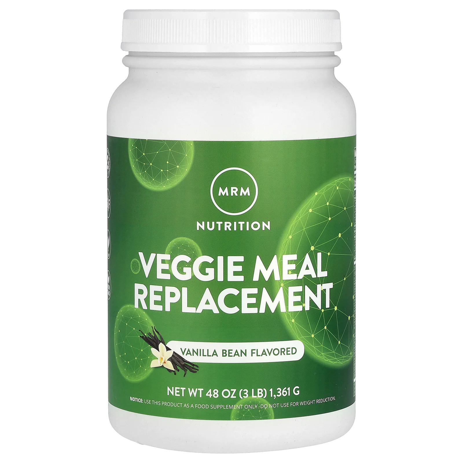2 X MRM Nutrition, Veggie Meal Replacement, Vanilla Bean, 3 lbs (1,361 g)