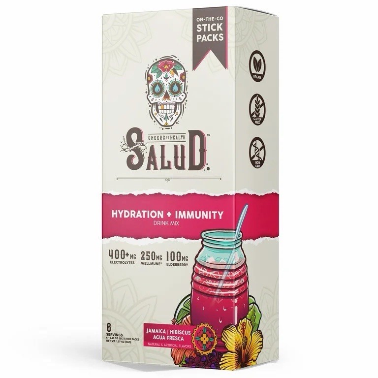 Taste Salud, Hydration + Immunity Drink Mix, Jamaica, 1.27 oz