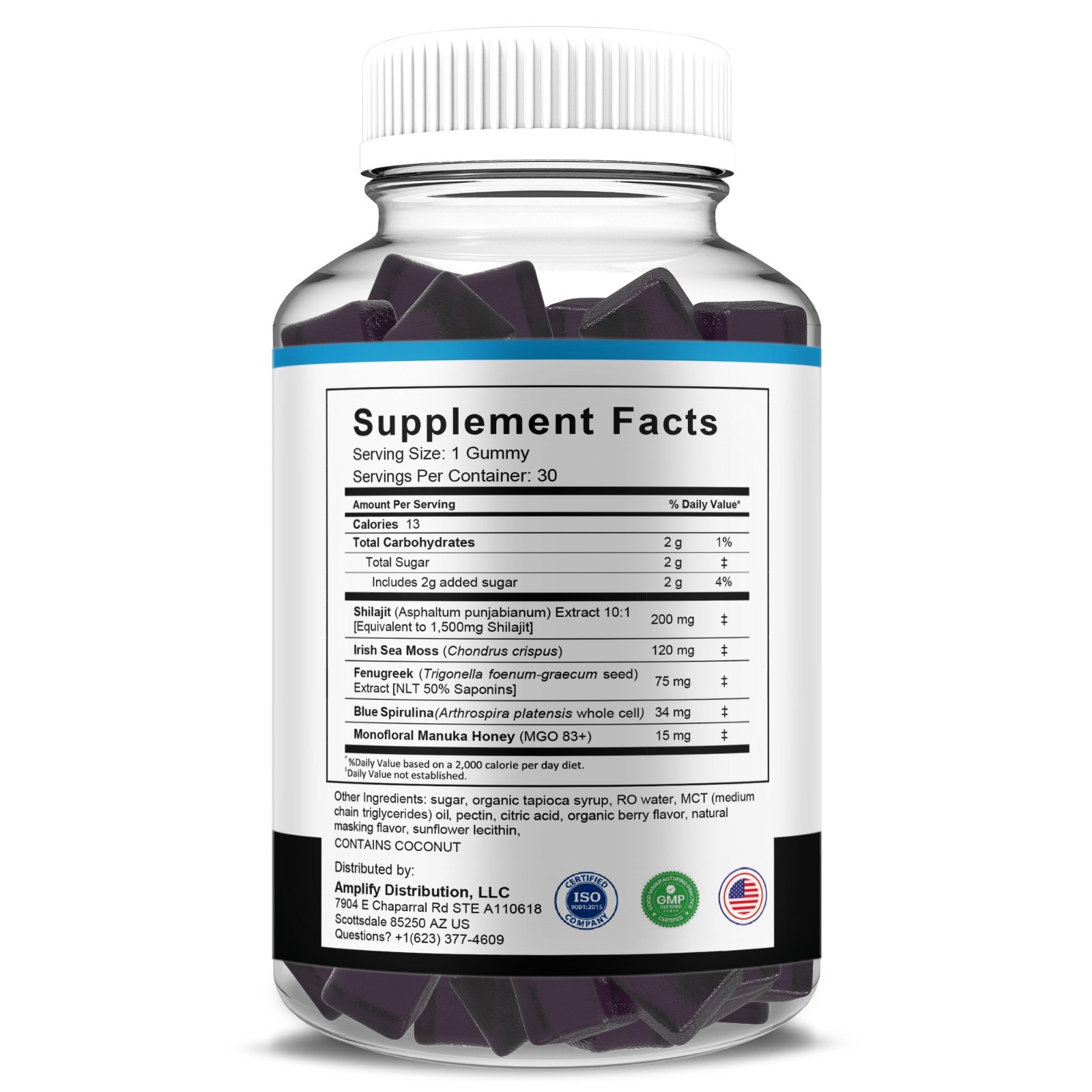 Erectifil Male Performance Gummies, Erec Tifil Male Support (30 Gummies)