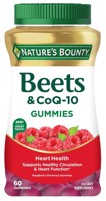 Nature’s Bounty Beets & Co Q-10 Gummies Raspberry – 60 CT