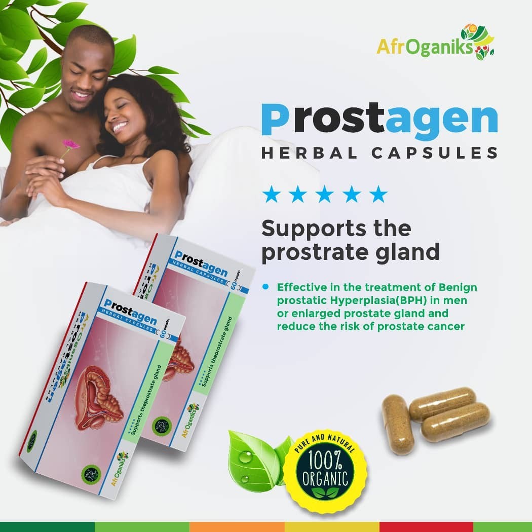 PROSTAGEN Dietary Supplement for MEN (60 caps) x 2 packs- Ships Worldwide!