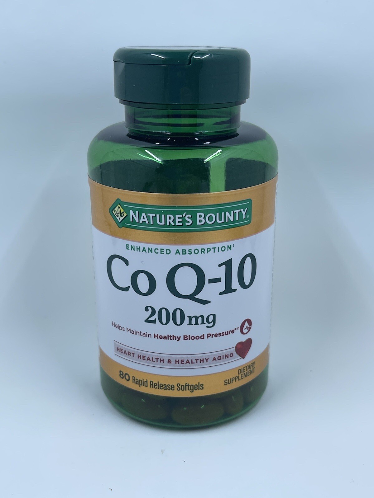 Nature’s Bounty CoQ10 200mg Dietary Supplement 80 Rapid Release Softgels