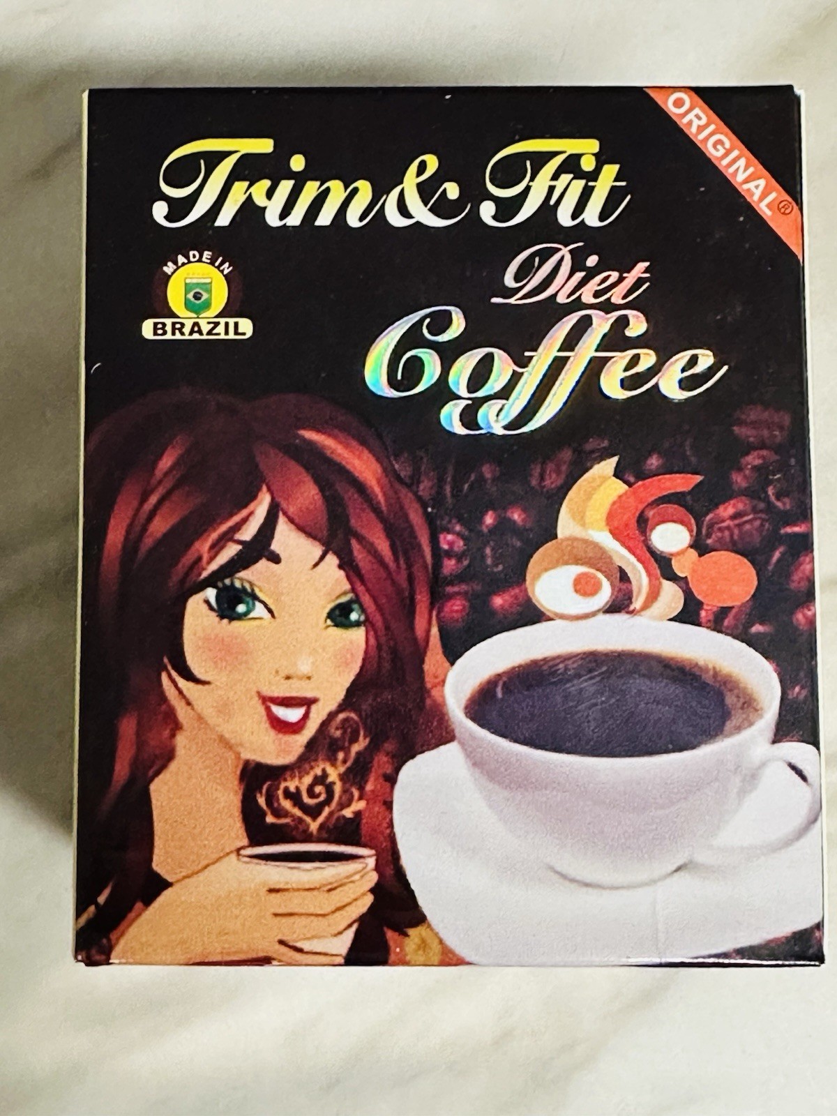 Trim & Fit Diet Coffee Instant Slim Coffee Mix Weight Loss Energy Boost Sachets