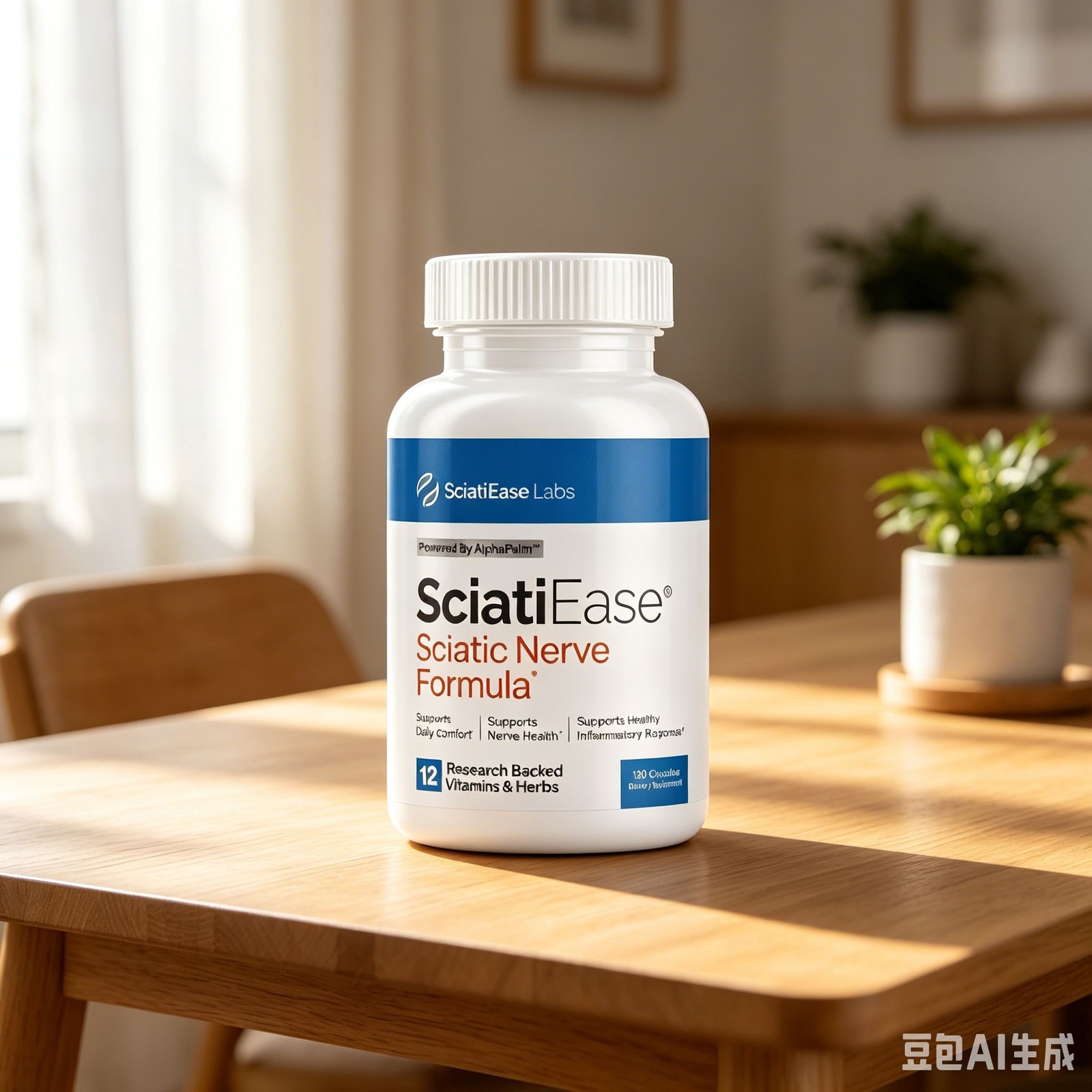 Pack 3 SciatiEase Labs Sciati Sciatic Ease Nerve Formula 120 Cap NEW ! Exp 2027