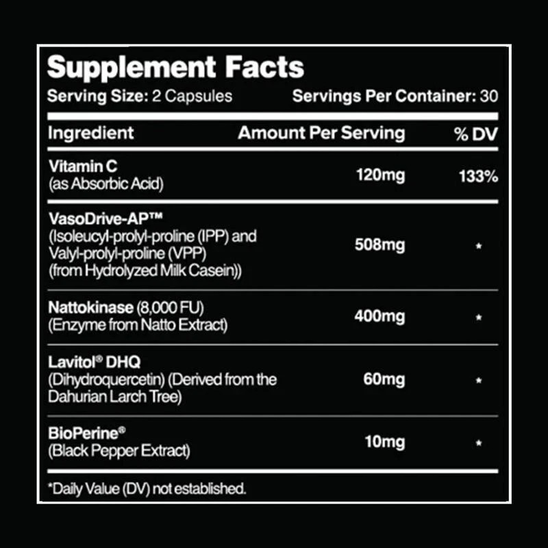 Leviathan 1Pcs Nutrition Hemo Supplement Flow Nattokinase with forNitric Oxide.