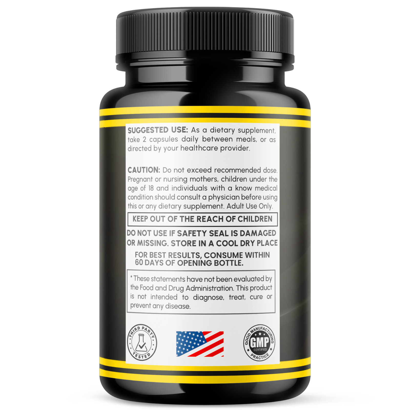 (3 Pack) Erefil Advanced Male Health Max Support Supplement Ero Fil 180 Capsules