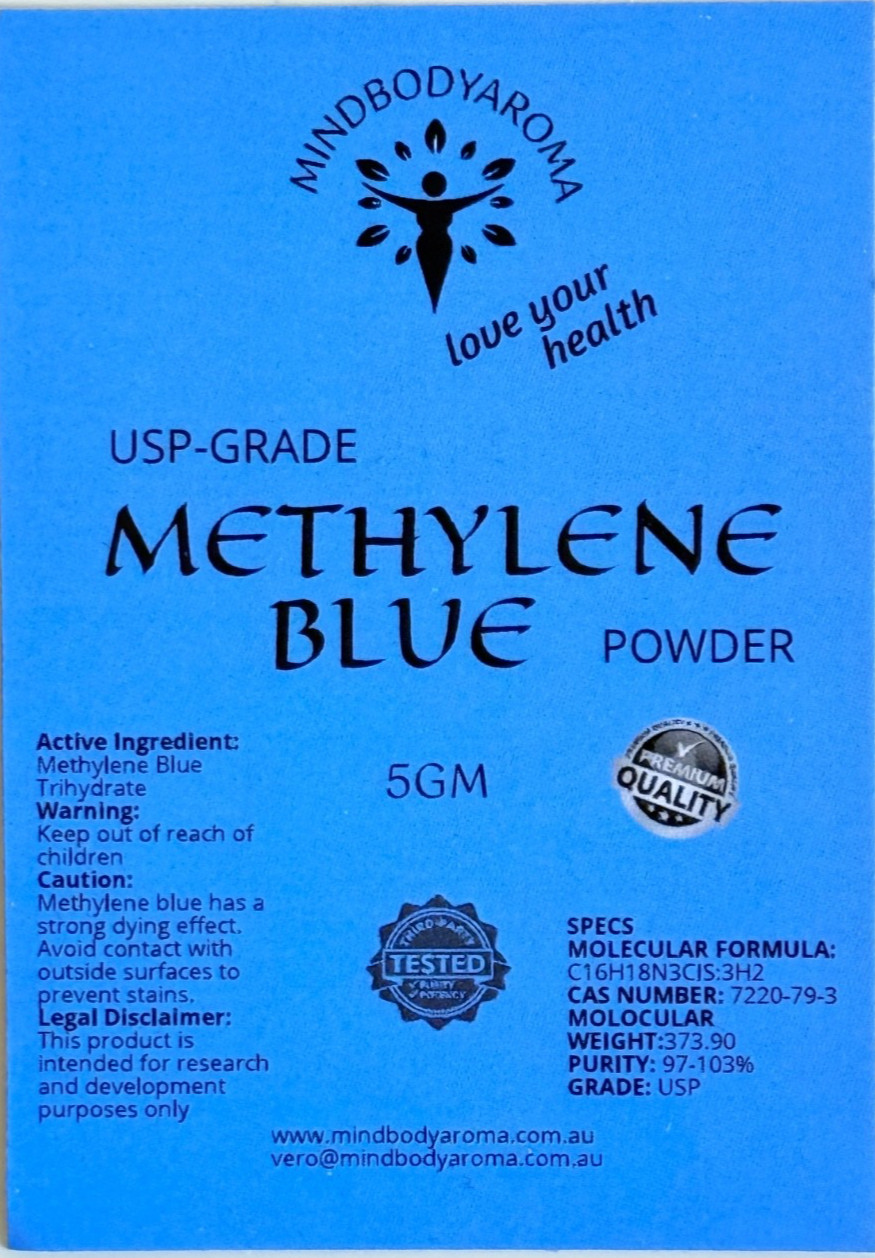 Pharmaceutical-Grade Blue Powder | 5 Gram | USP- Grade