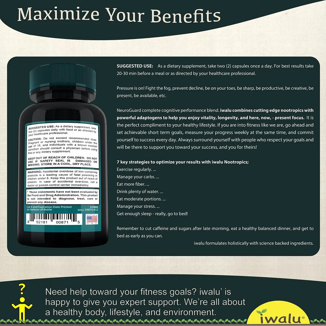 Citicoline 500mg | Best Supplement Capsule Pill Men Women FREE SHIP