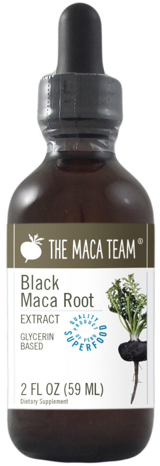 Black Maca Liquid Extract – Alcohol Free – Made from Black Maca Roots from Peru