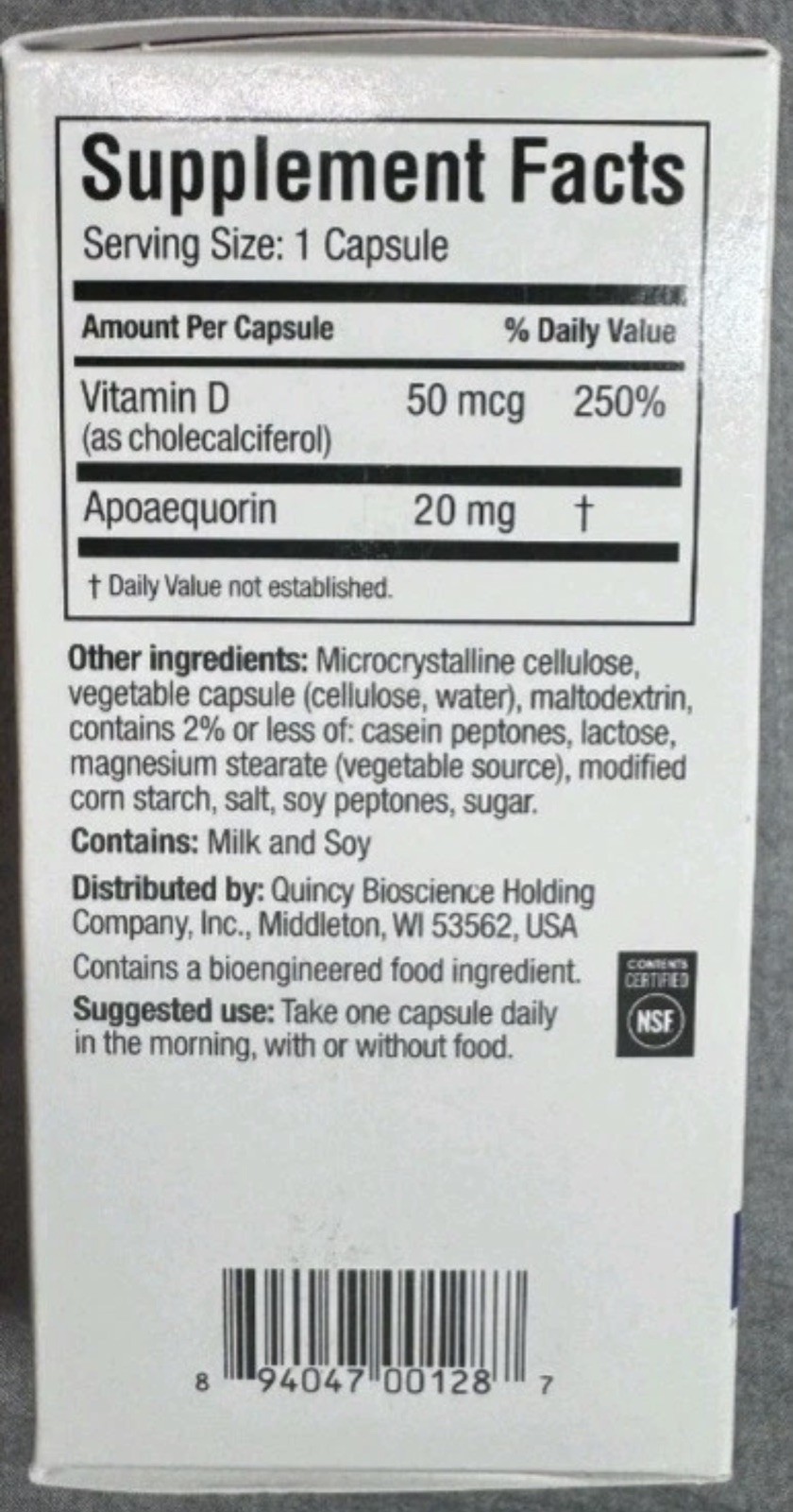 Prevagen Extra Strength 20 mg 60 Capsules Total New Factory Sealed