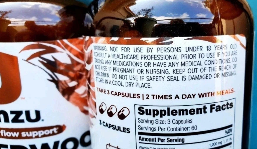 UMZU Redwood Nitric Oxide Booster – 180 Capsules- Pack of 2 with free shipping
