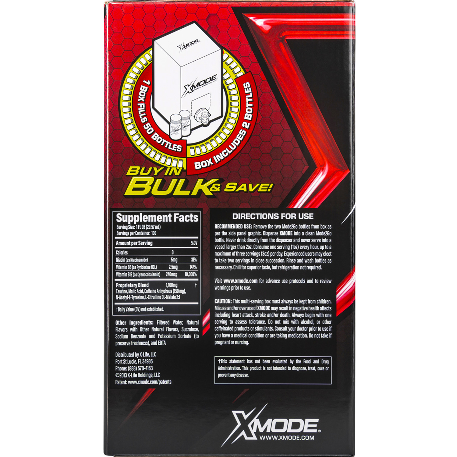 XMODE Extra Strength Energy Shots (Cherry) – 200 on Tap – Compare to Kirkland