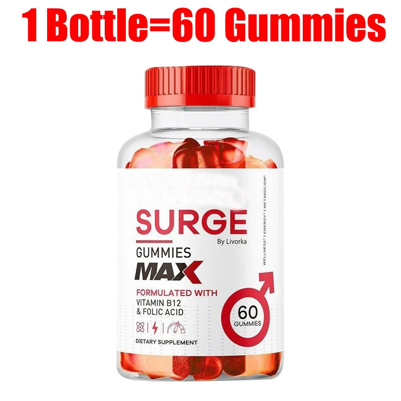 Vital Surge Male Gummies Maximum Strength Vital Surge Advanced Formula 60 Count