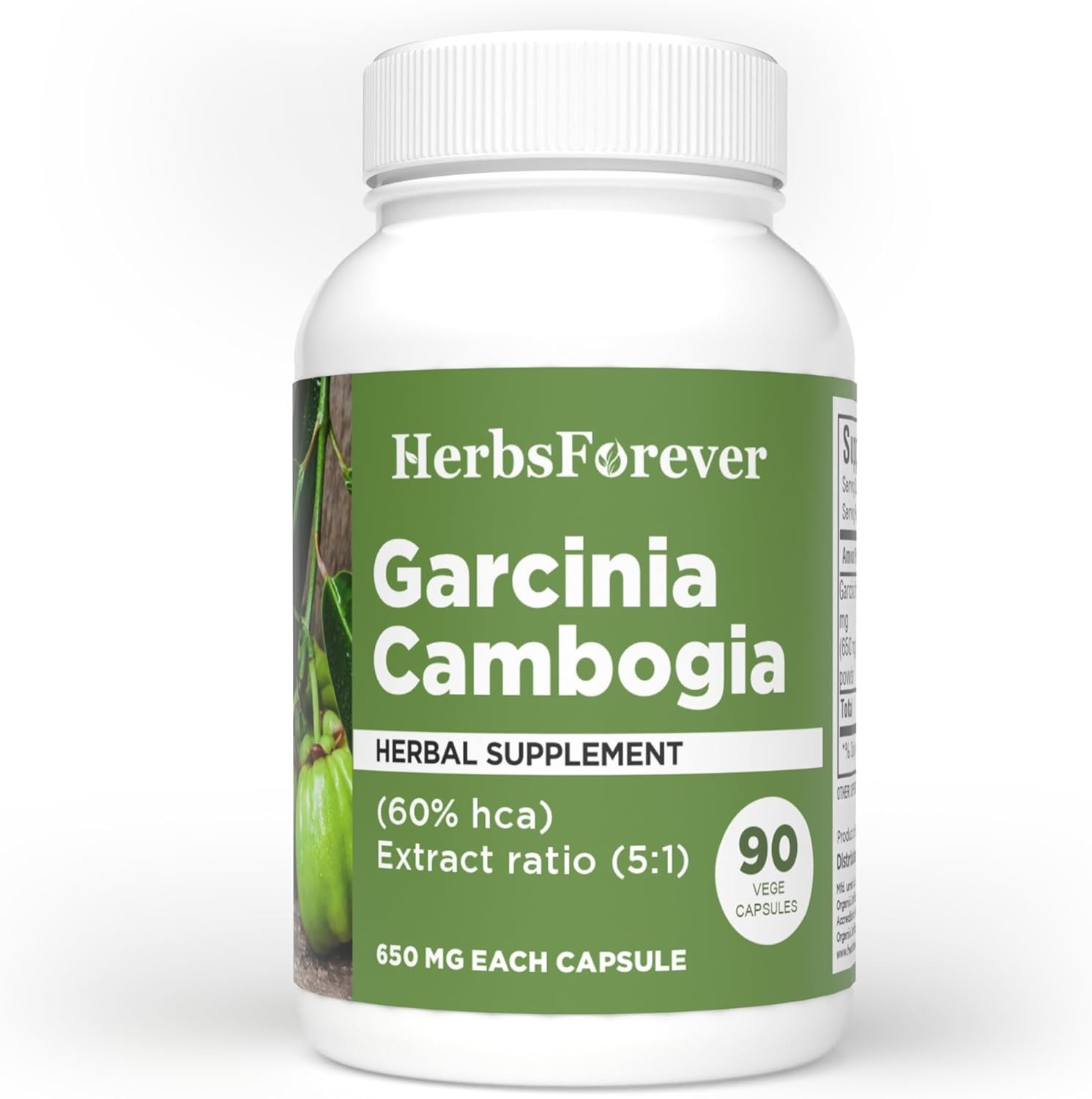 Garcinia Cambogia 650mg Extract Weight Management & Metabolic Support Supplement
